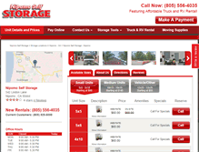 Tablet Screenshot of nipomoselfstorage.com